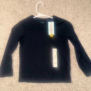 Cat & Jack Long Sleeve Black Shirt - Size 4/5 (New with Tags)